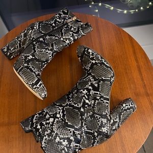Snakeskin boots